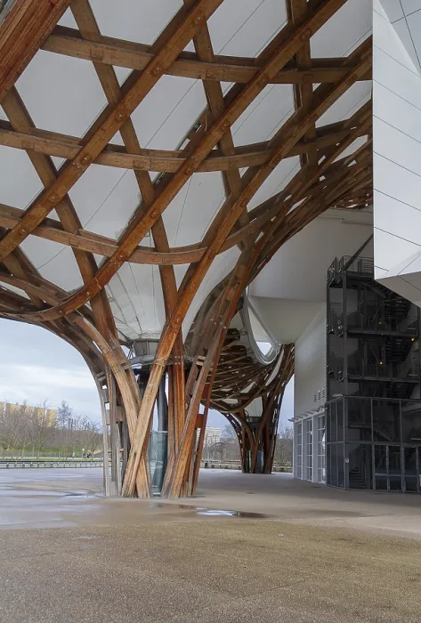 Framed Print : Architectural detail seen at the Centre Pompidou-Metz