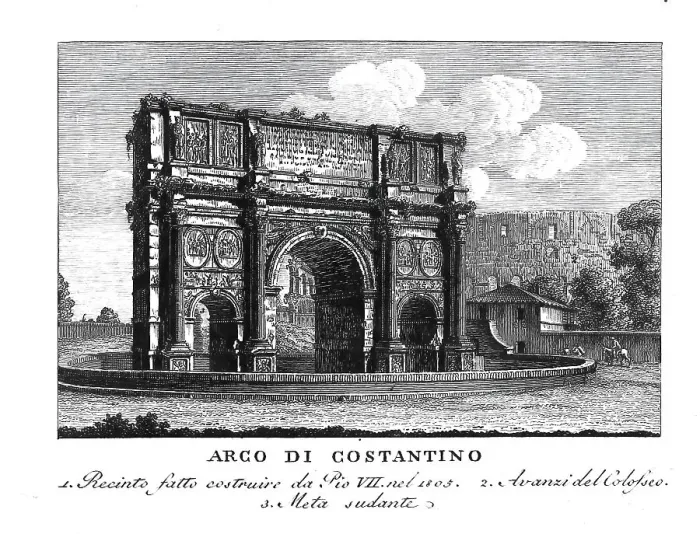 Framed Print : Arco di Costantino, Arch of Constantine