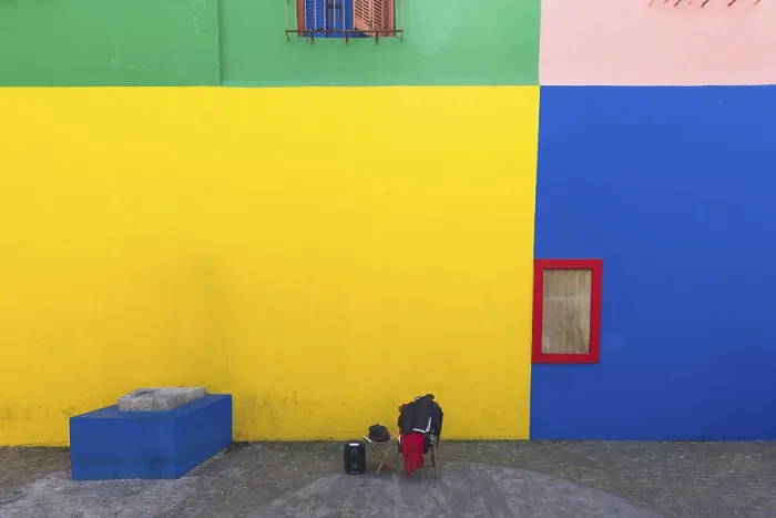 Framed Print : Argentina, colorful buildings of El Caminito