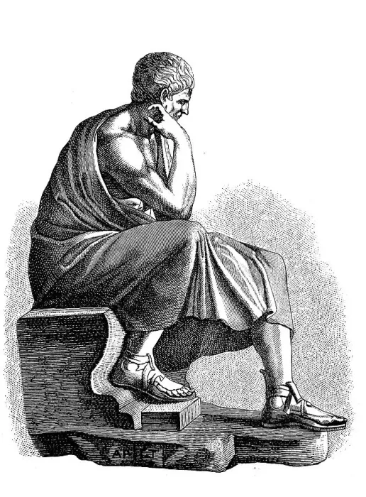 Framed Print : Aristotle, 384 BC, 322 BC, a Greek polymath