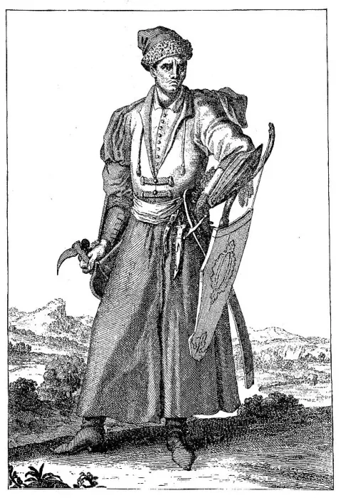Framed Print : Armed Polish Nobleman in 1708, Poland