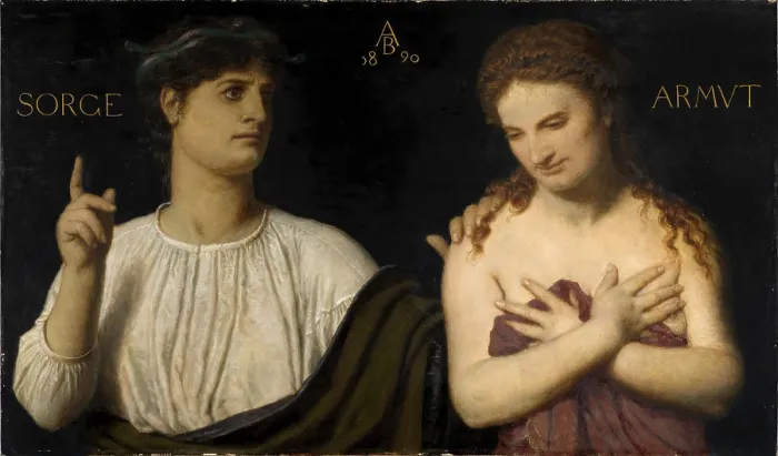Framed Print : Arnold Bocklin (born 16 October 1827) Framed Print : Arnold Bocklin (born 16 October 1827)
