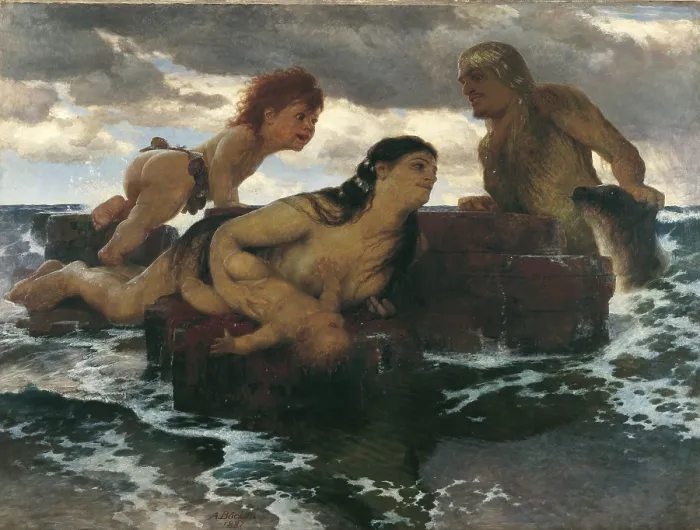 Framed Print : Arnold Bocklin (born 16 October 1827) Framed Print : Arnold Bocklin (born 16 October 1827)