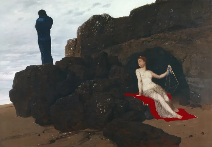 Framed Print : Arnold Bocklin (born 16 October 1827)