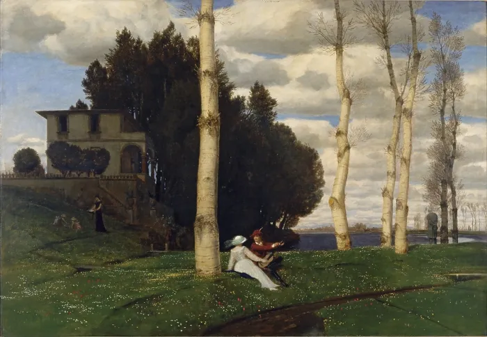 Framed Print : Arnold Bocklin (born 16 October 1827)
