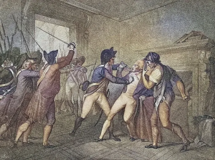 Framed Print : The Arrest of Maximilien de Robespierre