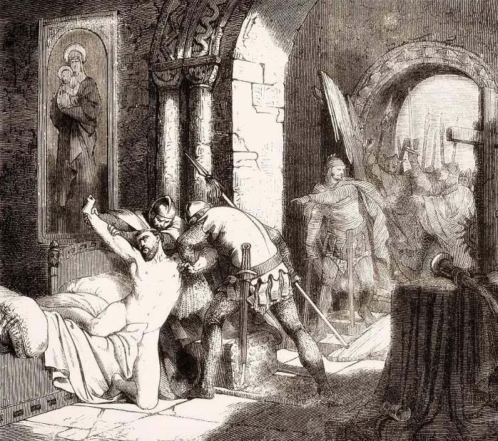 Framed Print : Arresting of Pope Martin I, on 17 June 653