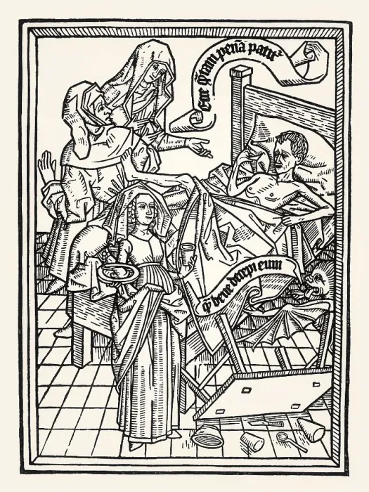 Framed Print : Ars moriendi, The Art of Dying