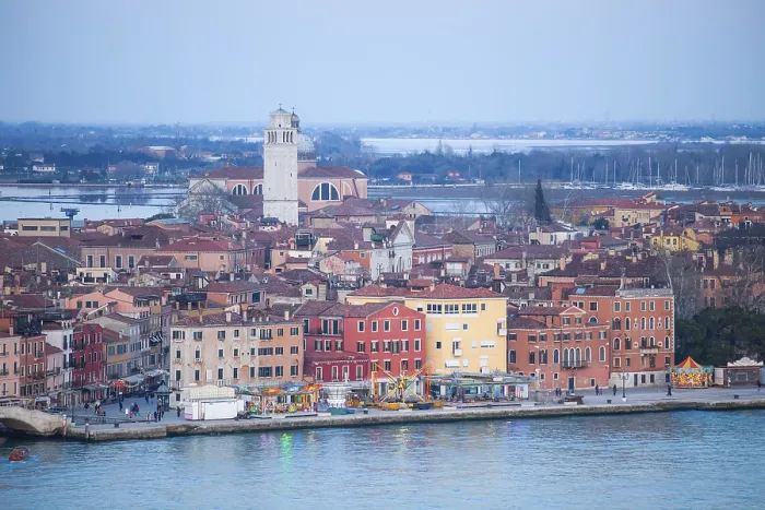 Framed Print : Arsenal, view from the church of San Giorgio Maggiore Framed Print : Arsenal, view from the church of San Giorgio Maggiore