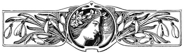 Framed Print : Art Noveau vignette, historical illustration from: Anna Fischer Dueckelmann Framed Print : Art Noveau vignette, historical illustration from: Anna Fischer Dueckelmann