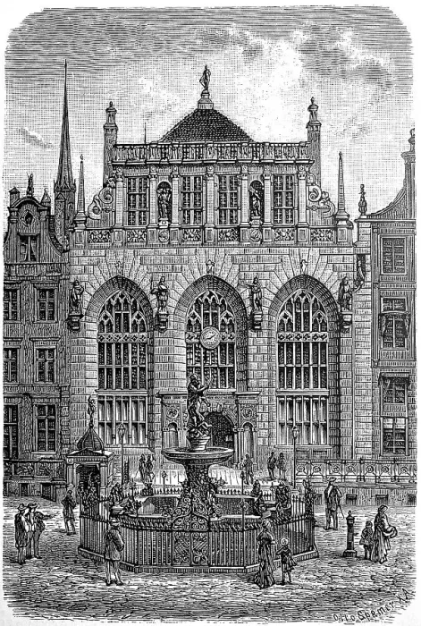 Framed Print : The Artus Court in Danzig, Gdansk Framed Print : The Artus Court in Danzig, Gdansk