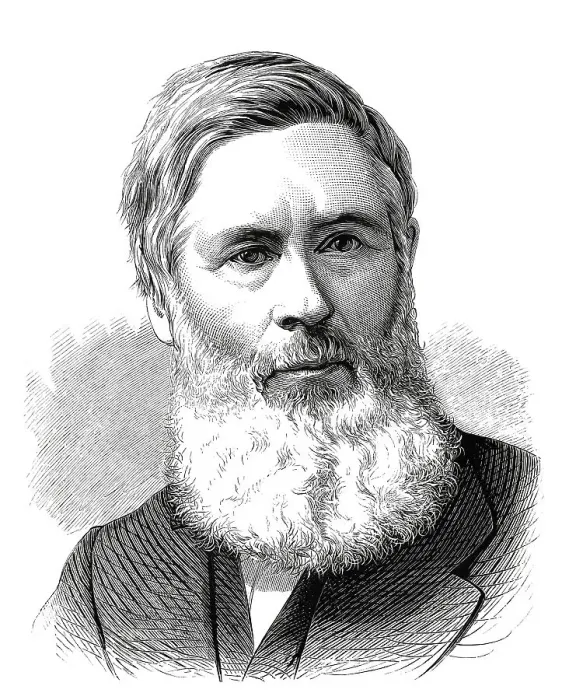 Framed Print : Asa Gray, 1810 - 1888, the most important American botanist