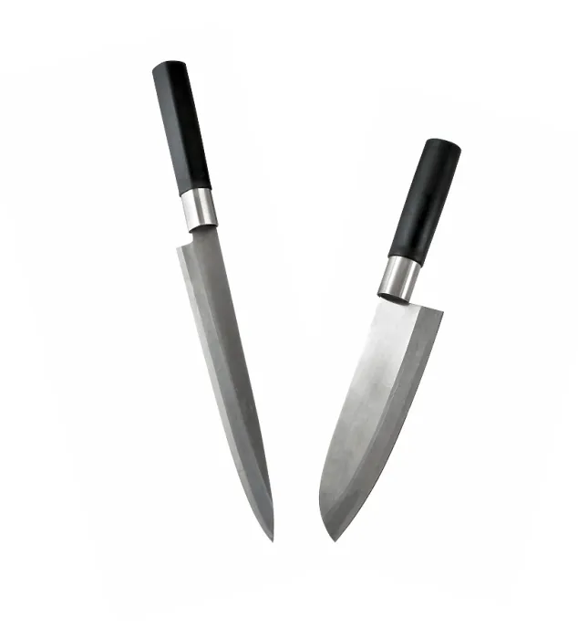 Framed Print : Asian knifes isolated on white