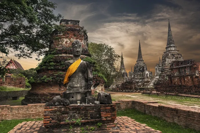 Framed Print : Asian religious architecture