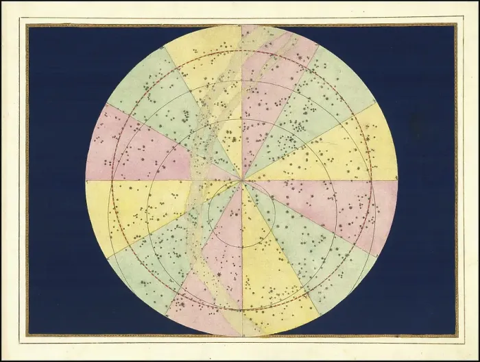 Framed Print : Astronomy. The celestial atlas, the Uranometria, Ptolemaic constellations, by Johann Bayer (1572 - 7 March 1625), German astronomer, Synopsis Coeli Inferioris Austrina, hemisphere, digitally enhanced reproduction of a historical model Framed Print : Astronomy. The celestial atlas, the Uranometria, Ptolemaic constellations, by Johann Bayer (1572 - 7 March 1625), German astronomer, Synopsis Coeli Inferioris Austrina, hemisphere, digitally enhanced reproduction of a historical model