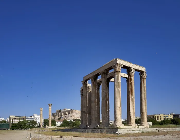 Framed Print : Athens Greece.The Temple of Olympian Zeus Framed Print : Athens Greece.The Temple of Olympian Zeus