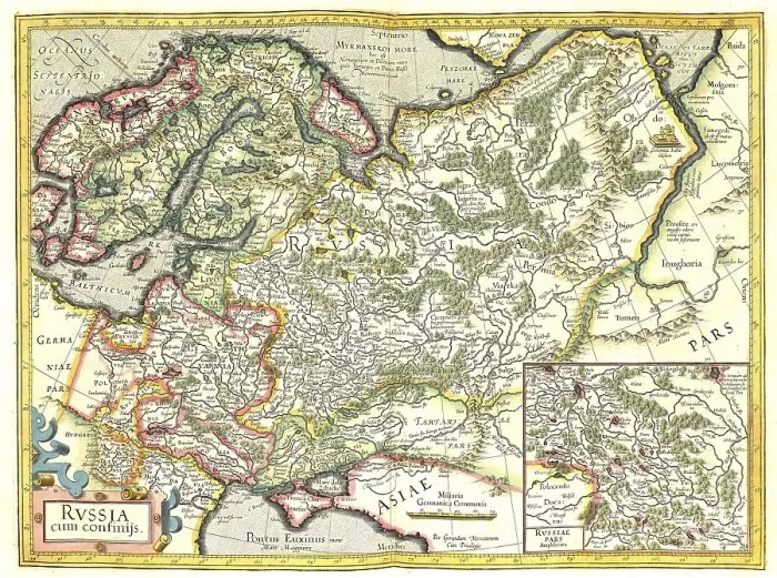 Framed Print : Atlas, map from 1623, Russia, digitally restored reproduction from an engraving by Gerhard Mercator Framed Print : Atlas, map from 1623, Russia, digitally restored reproduction from an engraving by Gerhard Mercator