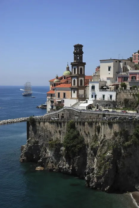 Framed Print : Atrani on the Amalfi Coast, Campania