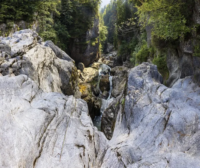 Framed Print : Aubachfall near Voglau, Lammertal Framed Print : Aubachfall near Voglau, Lammertal
