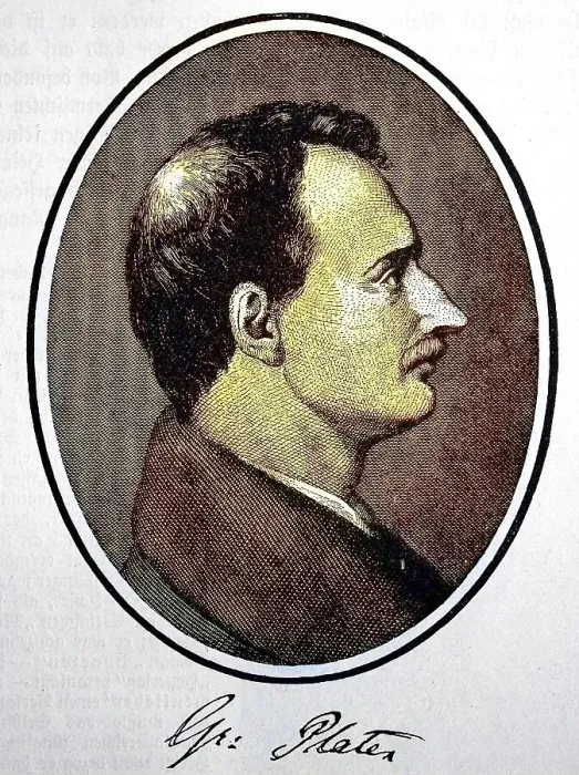 Framed Print : August Graf von Platen-Hallermuende