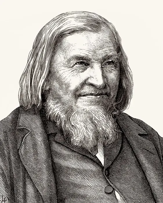 Framed Print : August Heinrich Hoffmann, Hoffmann von Fallersleben