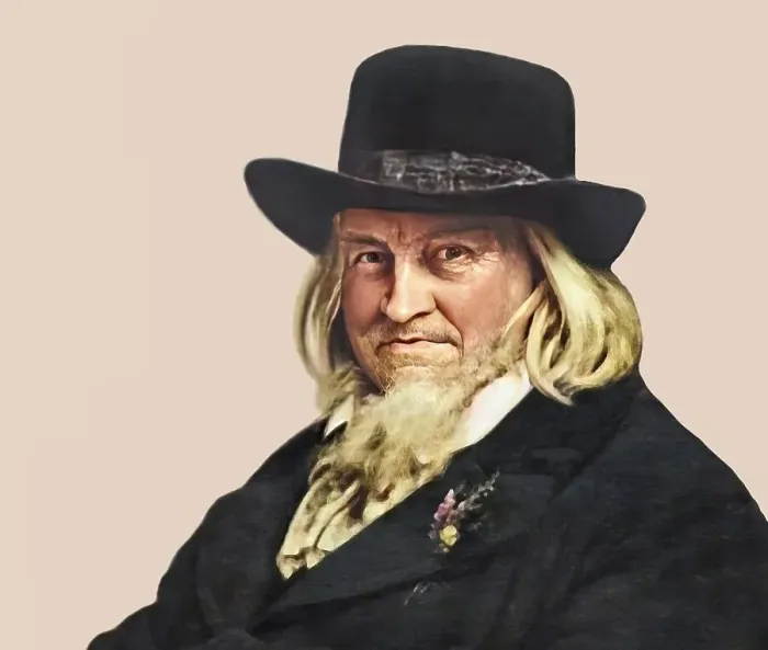 Framed Print : August Heinrich Hoffmann, Hoffmann von Fallersleben
