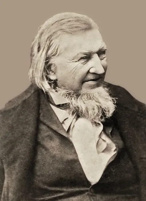 Framed Print : August Heinrich Hoffmann, Hoffmann von Fallersleben