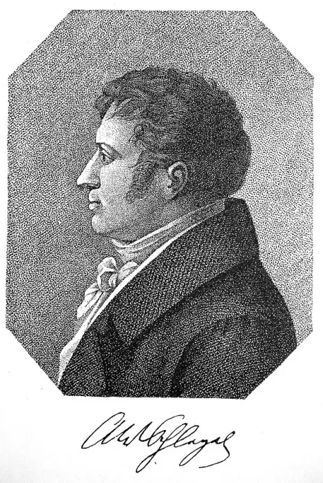 Framed Print : August Wilhelm Schlegel, 8 September 1767 Framed Print : August Wilhelm Schlegel, 8 September 1767