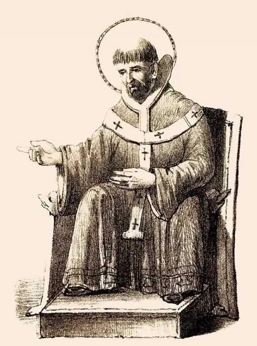 Framed Print : Augustine of Canterbury, 6th century