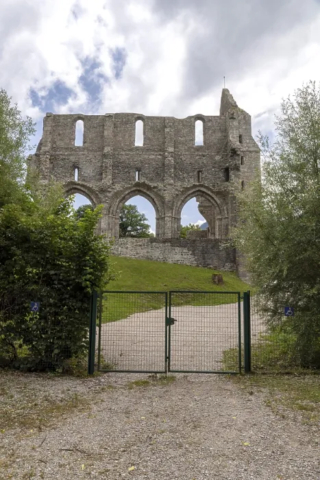 Framed Print : Aulps Abbey, Abbaye d'Aulps - Domaine de Decouverte de la Vallee d'Aulps