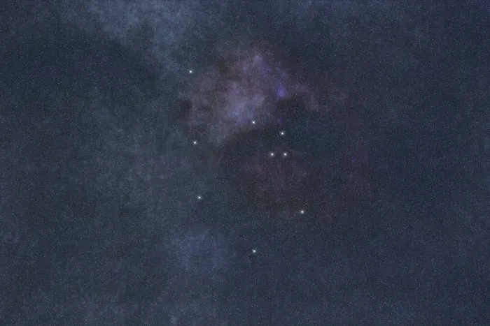 Framed Print : Auriga star constellation, Night sky