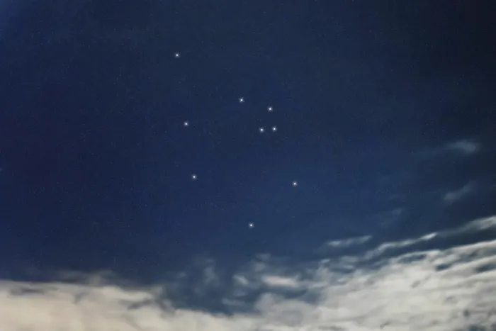 Framed Print : Auriga star constellation, Night sky Framed Print : Auriga star constellation, Night sky