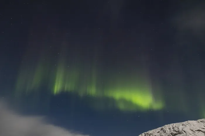 Framed Print : Aurora at Nappstraumen, Lofoten, Nordland, Norway