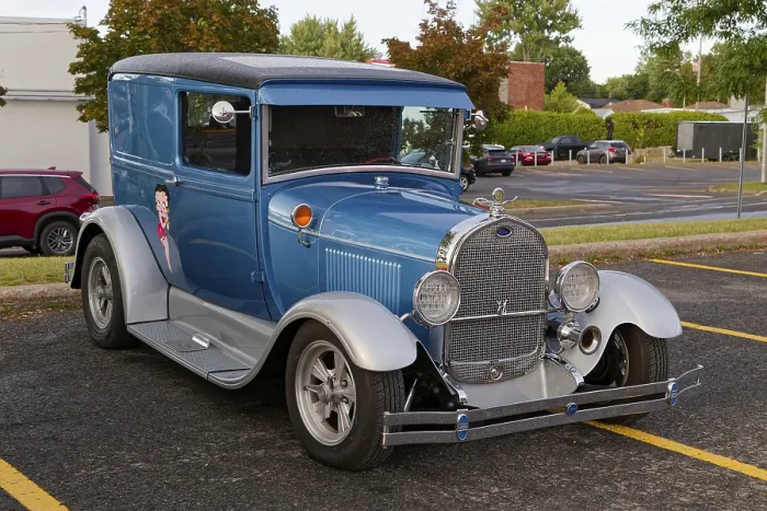 Framed Print : Automobile, modified vintage car
