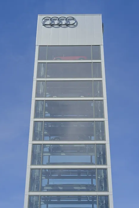 Framed Print : Autoturm, Audi Centre, Rudower Chaussee