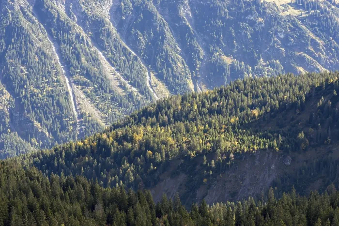 Framed Print : Autumn in the Allgaeu, mountain panorama from Fellhorn to Stillachtal
