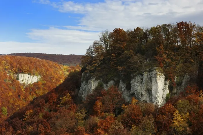 Framed Print : Autumn in the Biosphaerengebiet Swabian Alb biosphere region