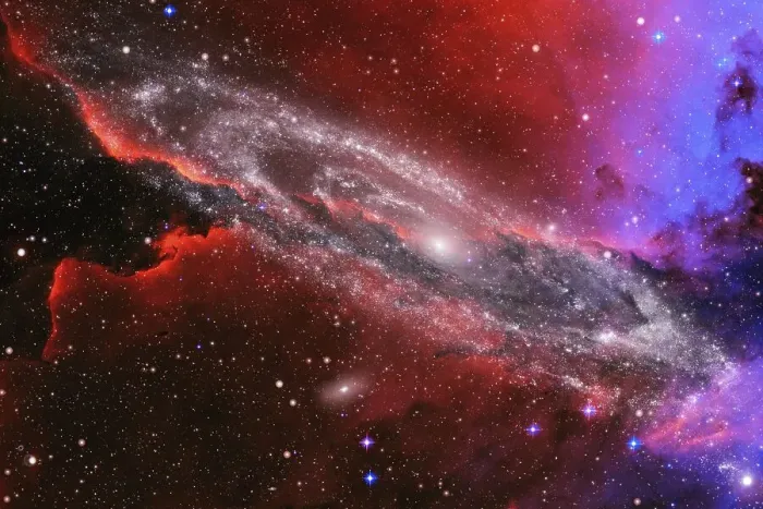 Framed Print : Awesome galaxy. Science fiction wallpaper Framed Print : Awesome galaxy. Science fiction wallpaper