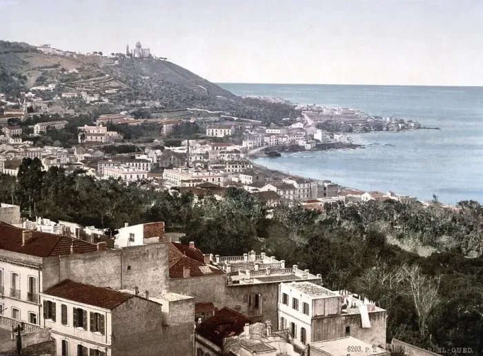 Framed Print : Babel Oued seen from Casbah, Algiers