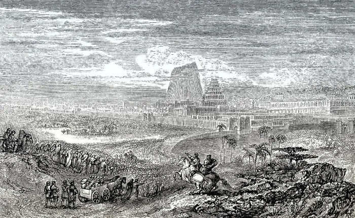 Framed Print : The Babylonian captivity or Babylonian exile