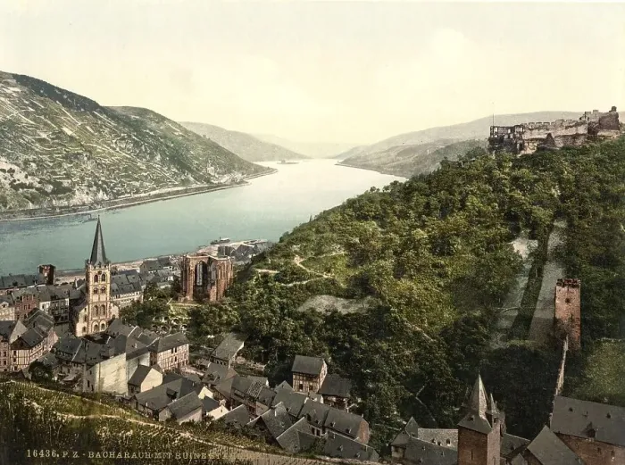 Framed Print : Bacharach and the Stahleck Ruin Framed Print : Bacharach and the Stahleck Ruin