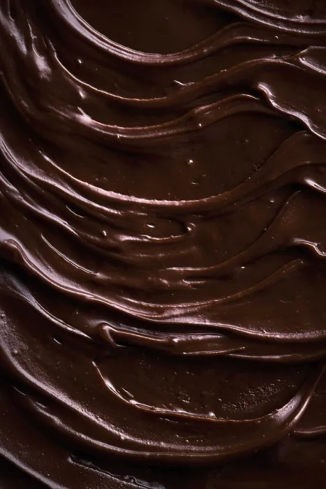Framed Print : From above background with tempting brown chocolate-flavored paste for spreading on bread Framed Print : From above background with tempting brown chocolate-flavored paste for spreading on bread