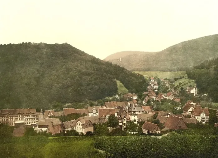 Framed Print : Bad Grund im Harz, Lower Saxony