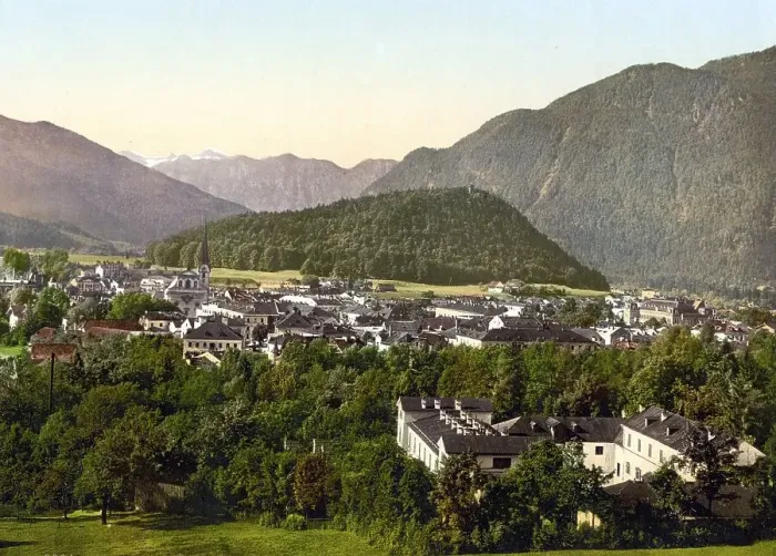 Framed Print : Bad Ischl with the Dachstein, Austria Framed Print : Bad Ischl with the Dachstein, Austria