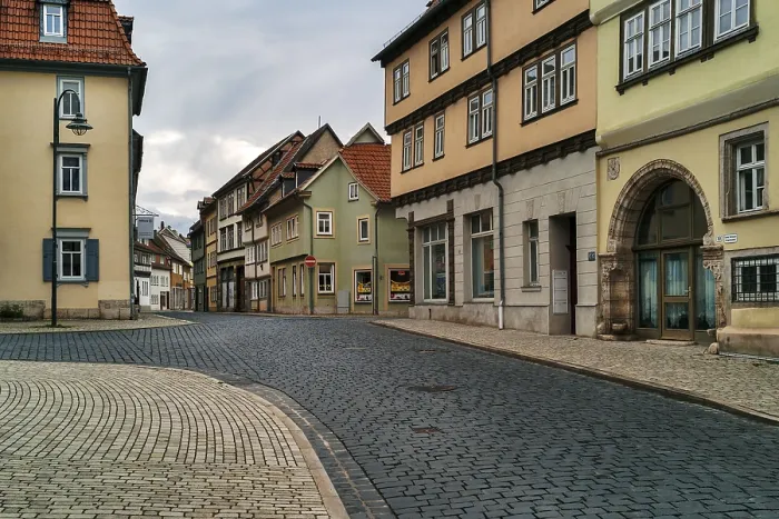 Framed Print : Bad Langensalza is a spa town in Thuringia