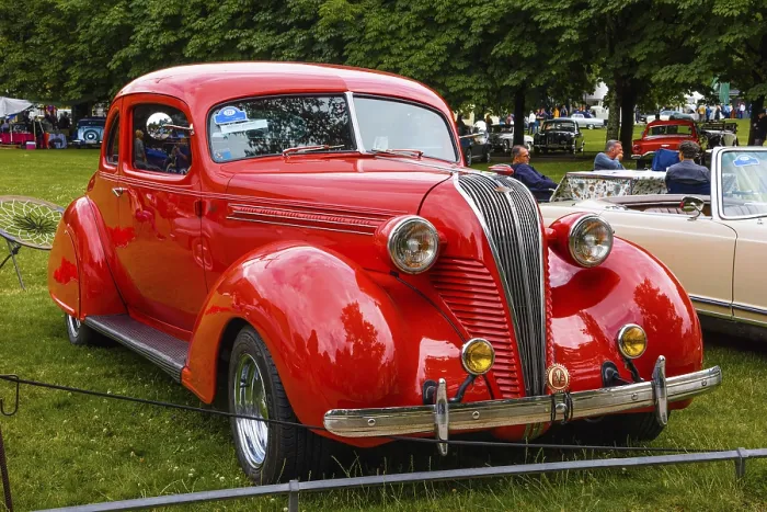 Framed Print : BADEN BADEN, Germany - JULY 2019: red TERRAPLANE coupe 1932 1938 Framed Print : BADEN BADEN, Germany - JULY 2019: red TERRAPLANE coupe 1932 1938