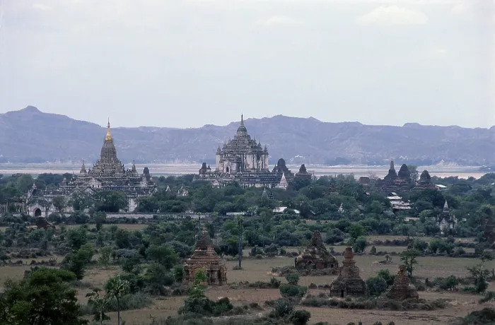 Framed Print : Bagan, formerly Pagan, was mainly built between the 11th century and 13th century