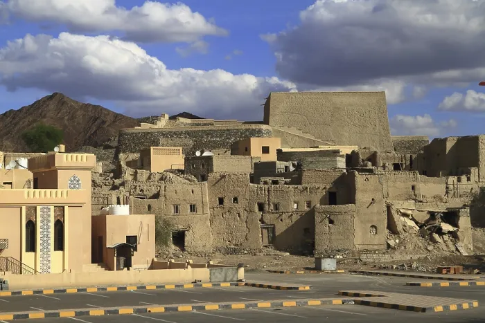 Framed Print : Bahla Fort situated at the foot of the Djebel Akhdar highlands in Oman