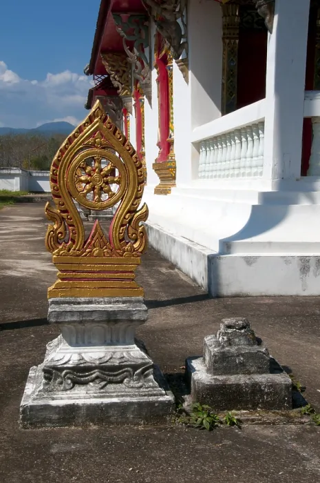 Framed Print : Bai Sema (Thai: ใบเสมา)
