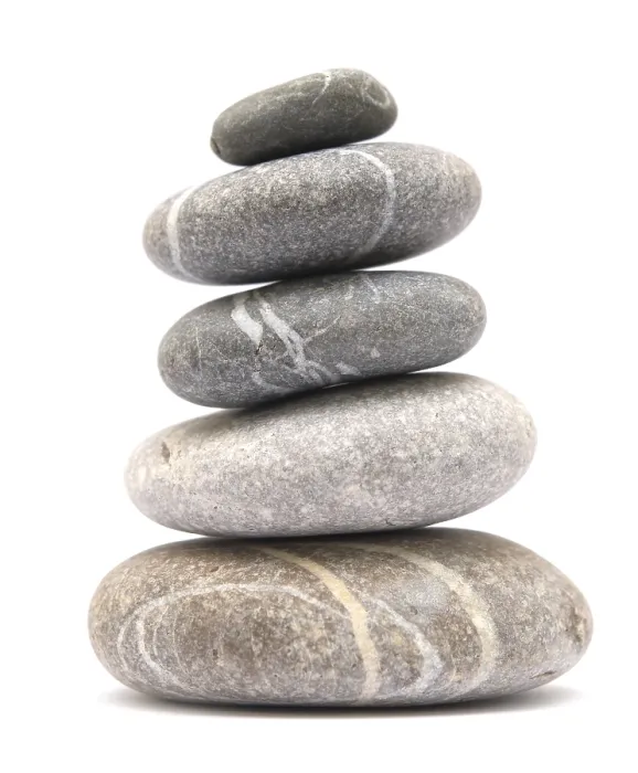Framed Print : Balancing stone tower isolated on white background Framed Print : Balancing stone tower isolated on white background